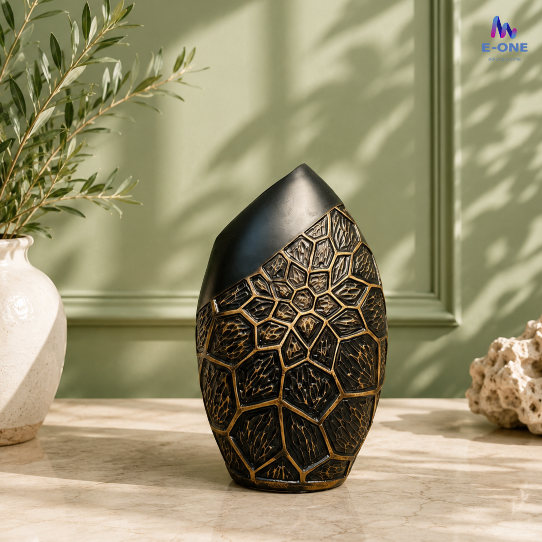 Midnight Mosaic Vase