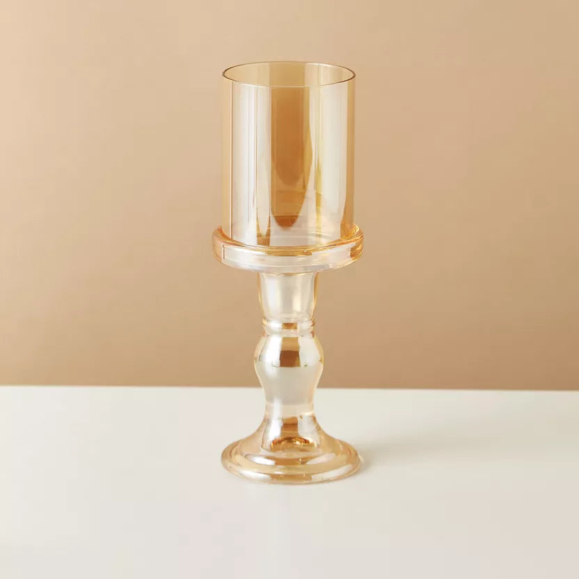 AMBER ELEGENCE CANDLE HOLDERS
