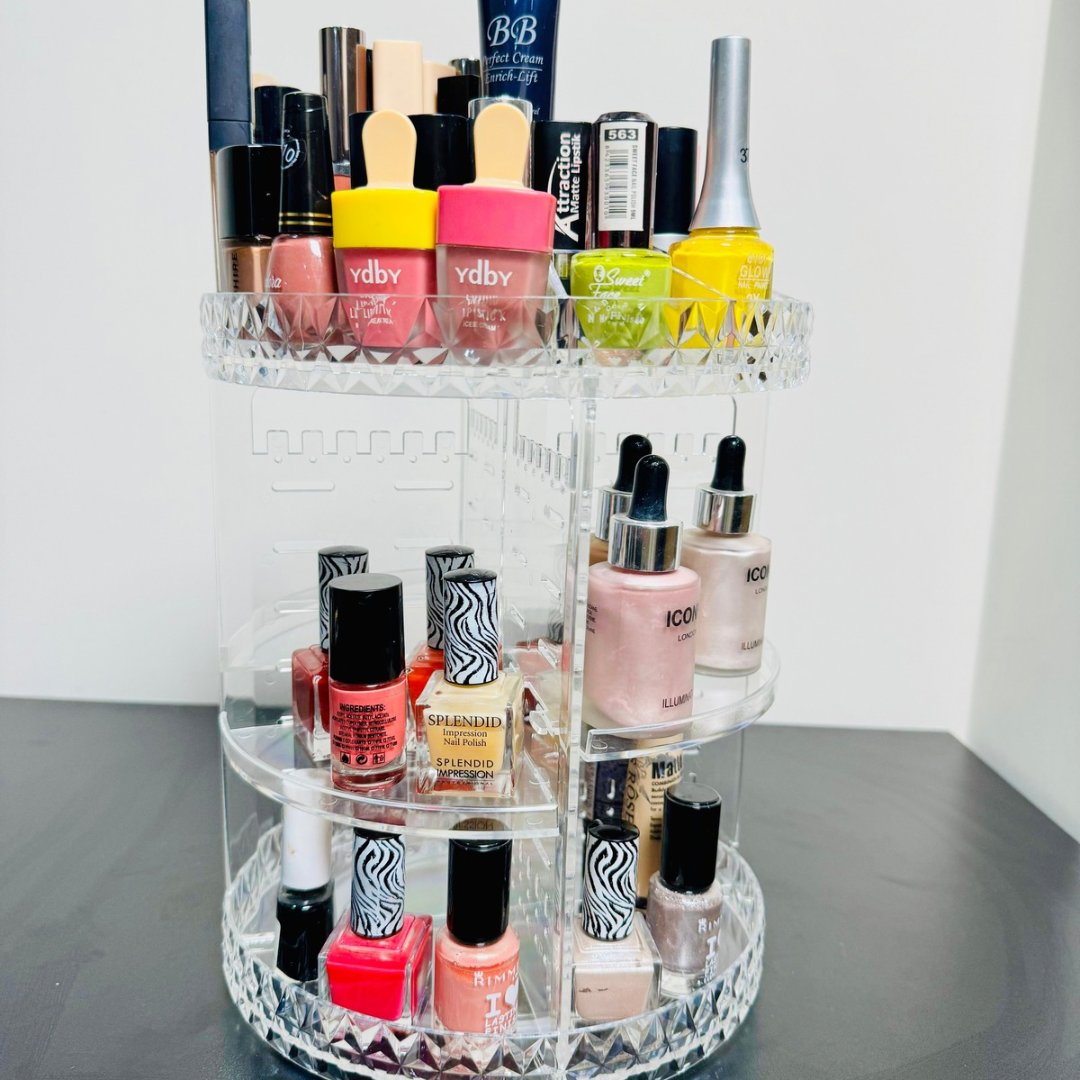 Acrylic Rotating MakeupnOrganizer