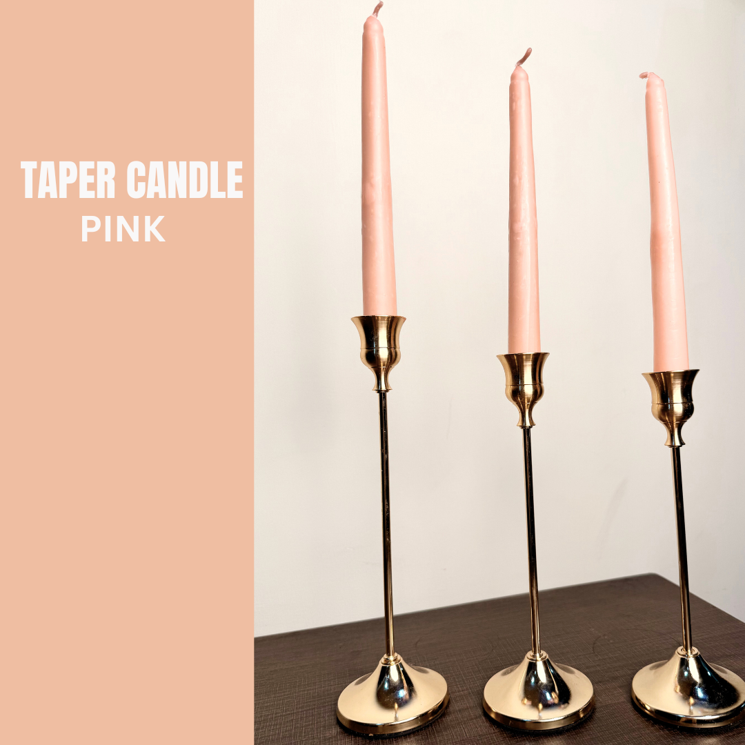 Taper Candle (Pink)