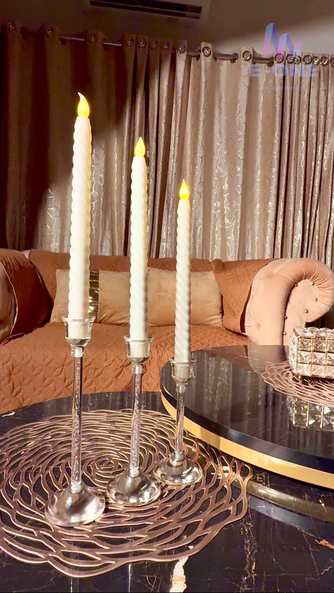 Crystal Grace Candle Holders