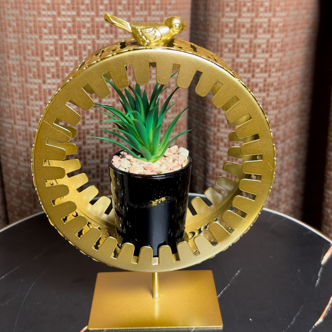 GOLDEN MINI CIRCLE POT