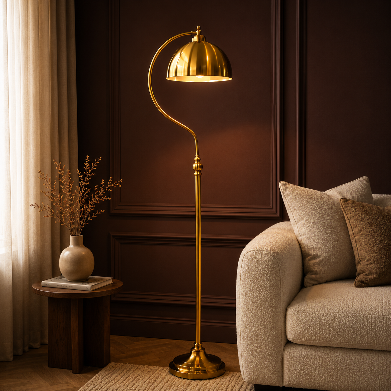 Halo Dome Floor Lamp