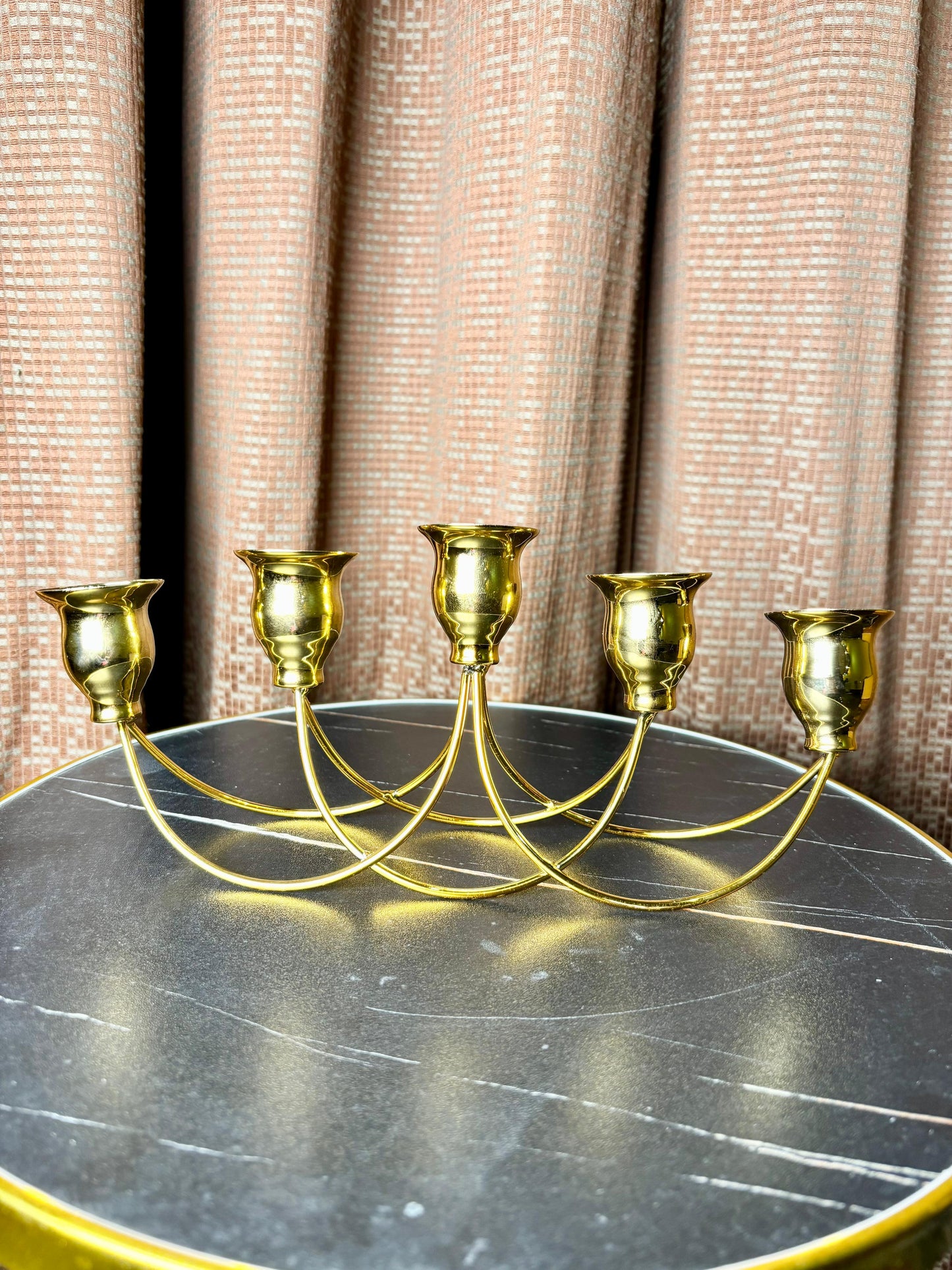 Brass candlestick holder