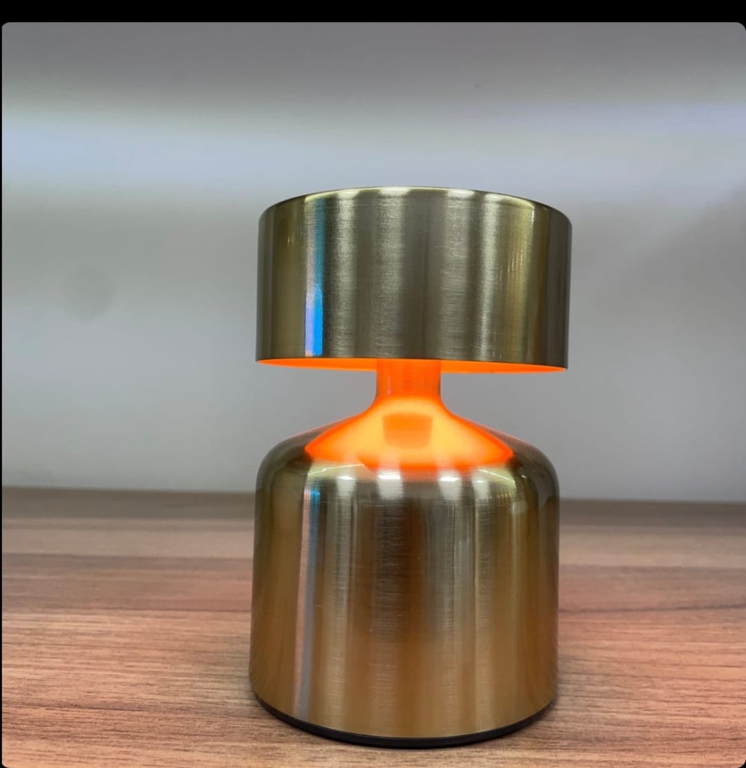 Gold Round Lamp