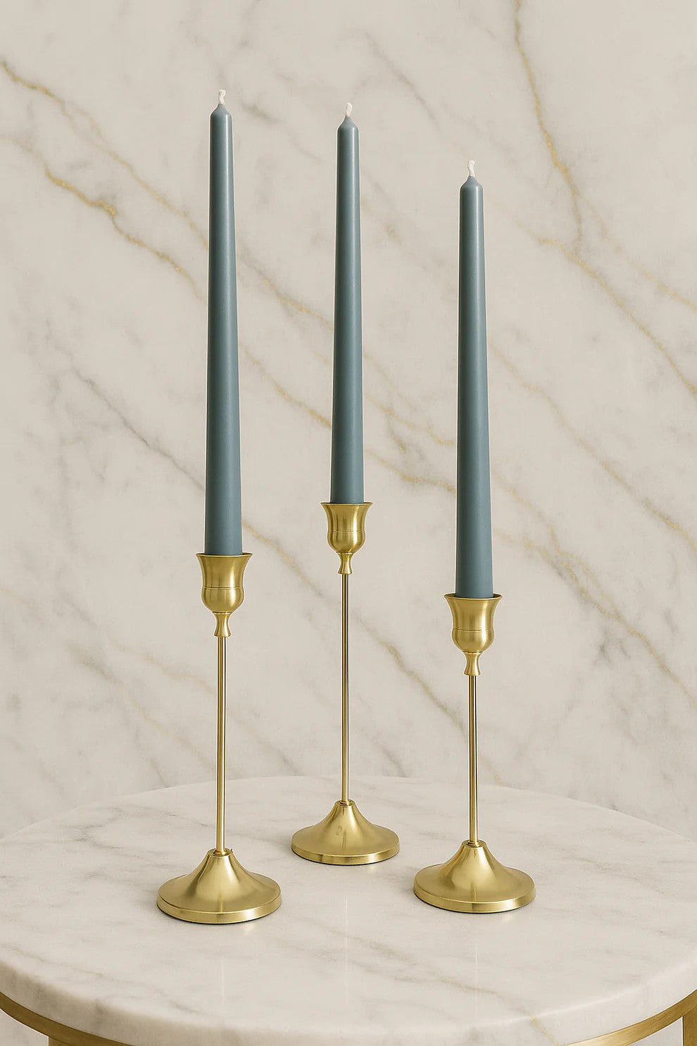 Taper Candle Slate Blue(10-Inch)