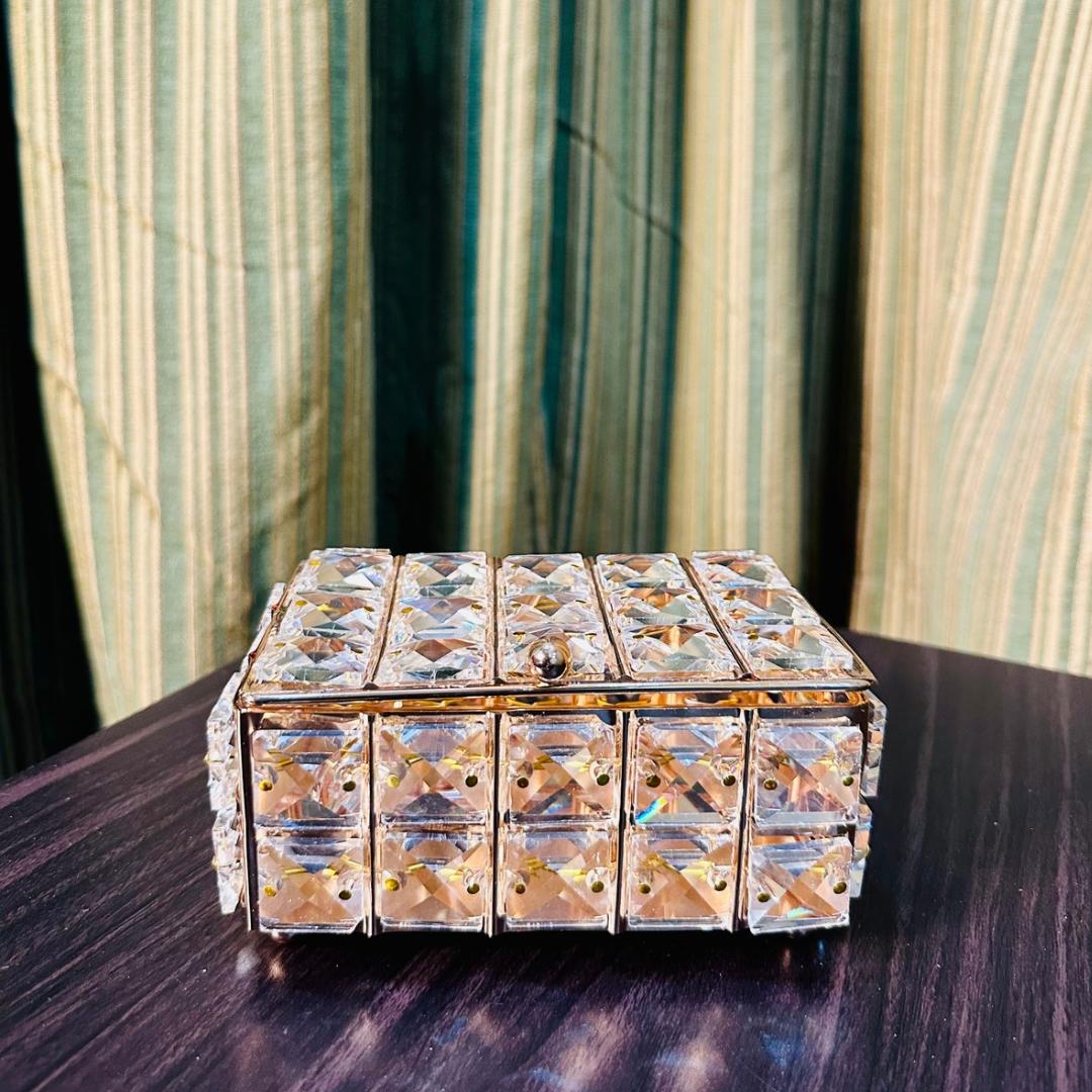 CRYSTAL JEWELRY BOX