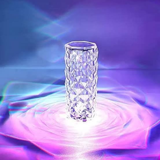 Rose Crystal Table Lamp