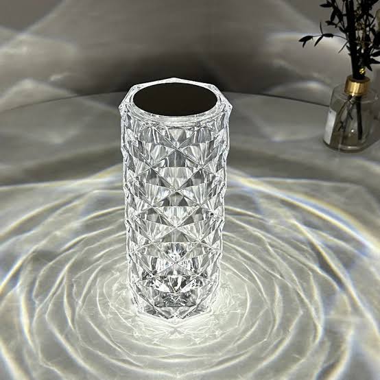 Rose Crystal Table Lamp