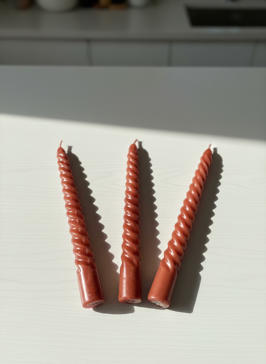 Spiral Wax Candles