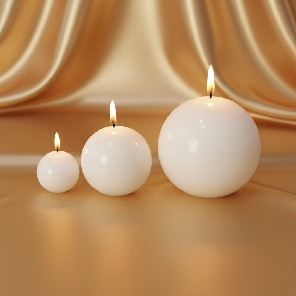 Sphere Wax Candles