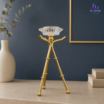 Majestic Crown Candle Holders