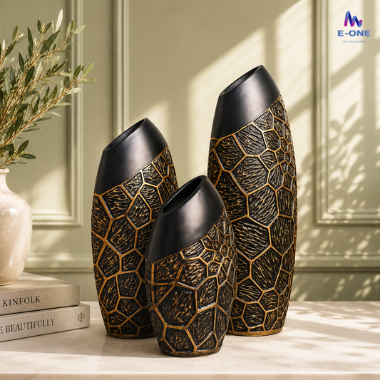 Midnight Mosaic Vase