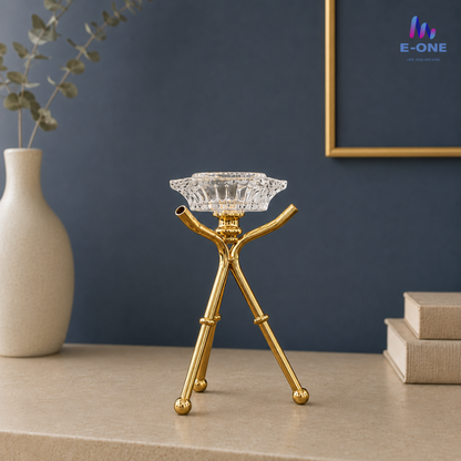 Majestic Crown Candle Holders