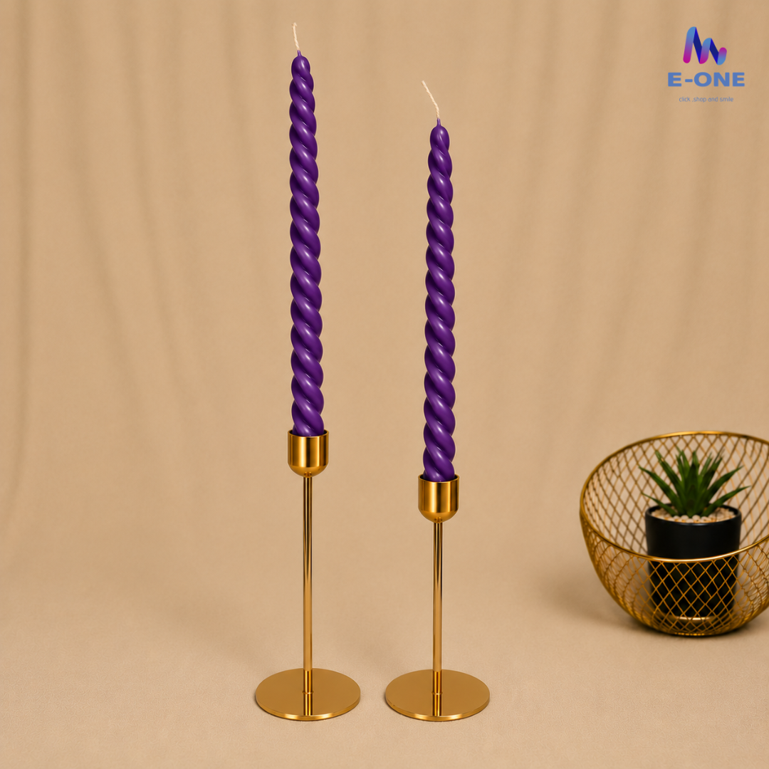 Long Spiral Wax Candle