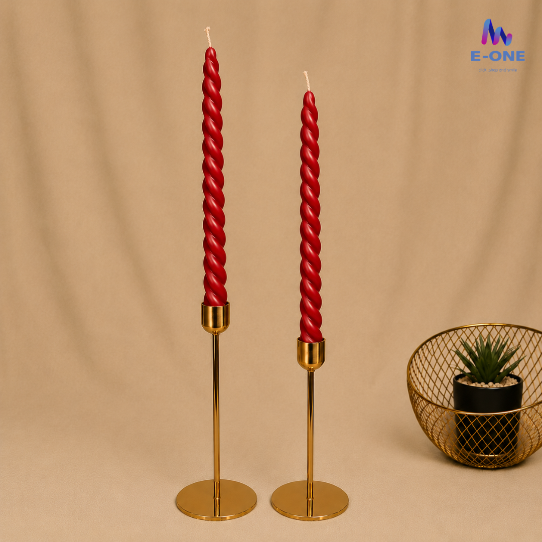 Long Spiral Wax Candle