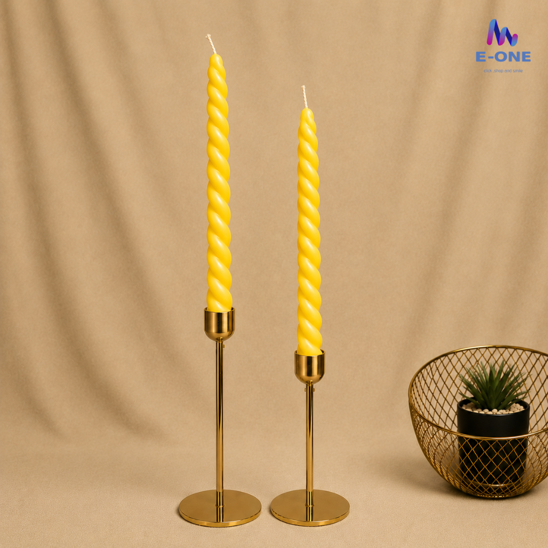 Long Spiral Wax Candle