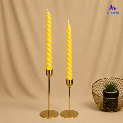 Long Spiral Wax Candle