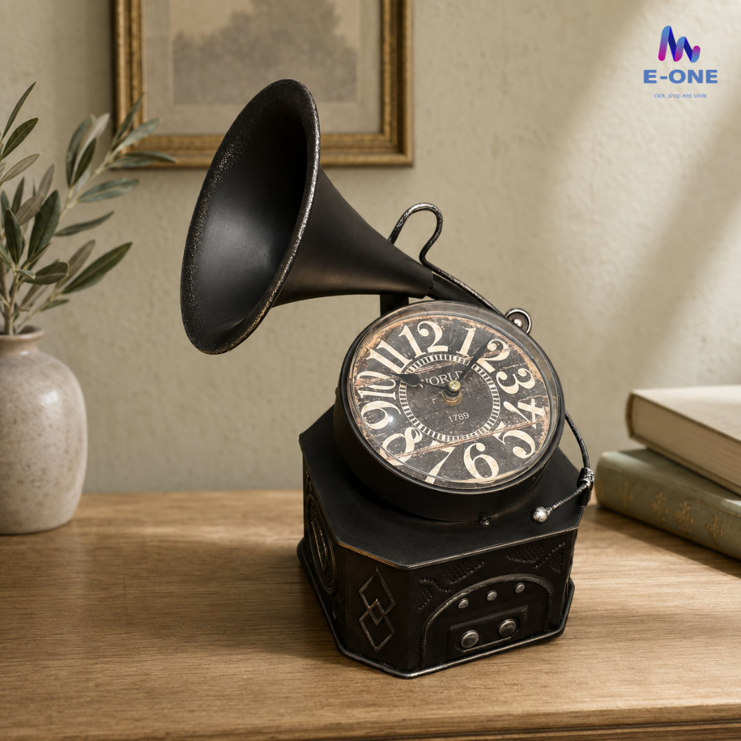 Victorian Gramophone Clock
