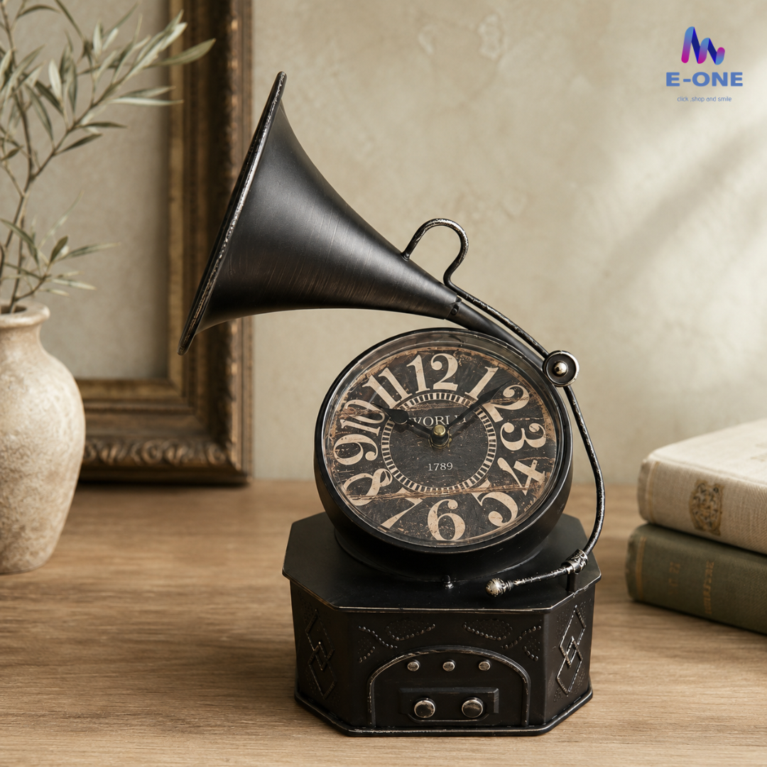 Victorian Gramophone Clock