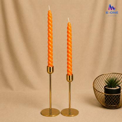 Long Spiral Wax Candle