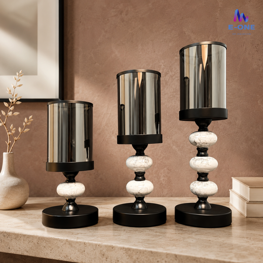Marble Majesty Candle Holders