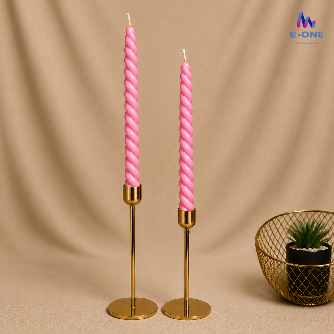 Long Spiral Wax Candle