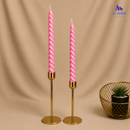 Long Spiral Wax Candle