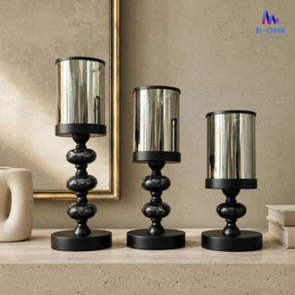 Velvet Smoke Candle Holders