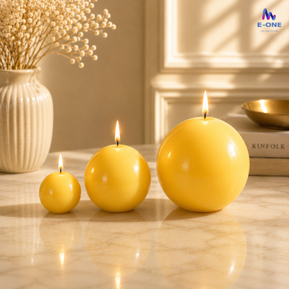 Sphere Wax Candles