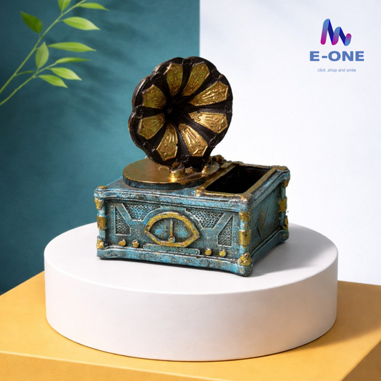 Fiber Gramophone Figurine