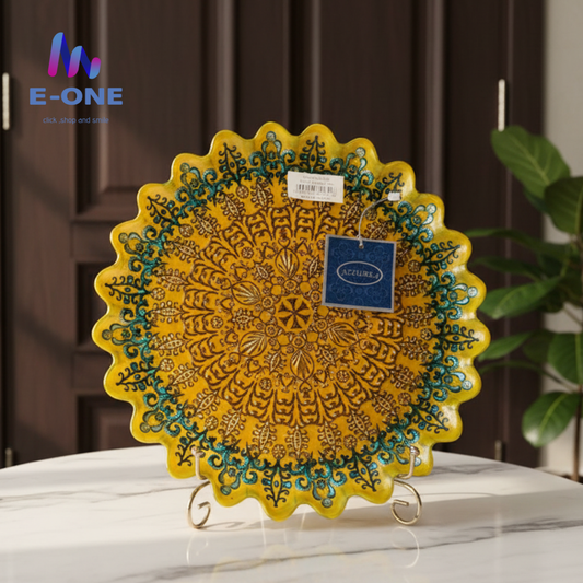 GOLDEN GREENBLUST PLATTER