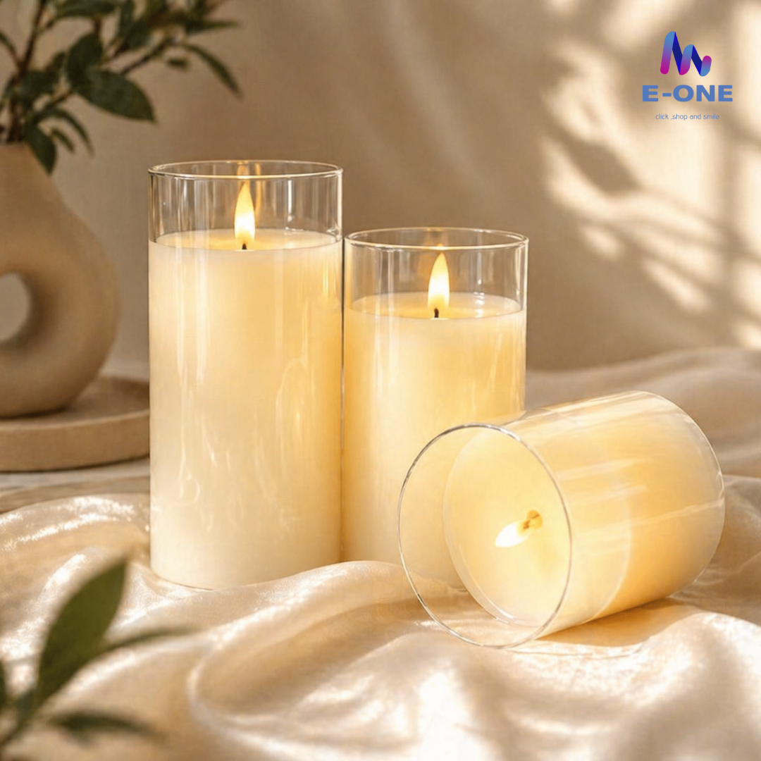 Transparent Plastic Candles