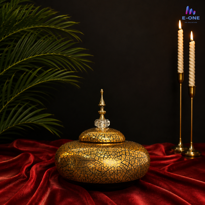 Golden Mosaic Urns