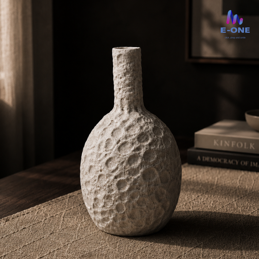 Pored Oval Ceramic Vase