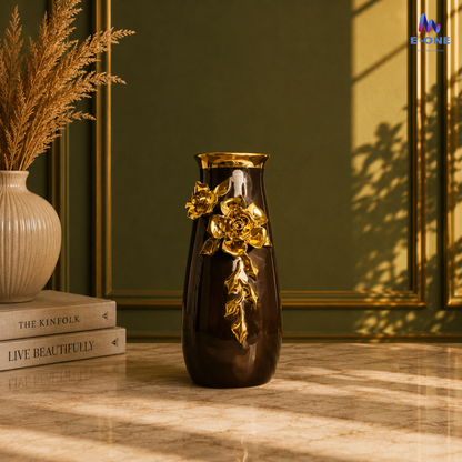 Golden Petal Vases