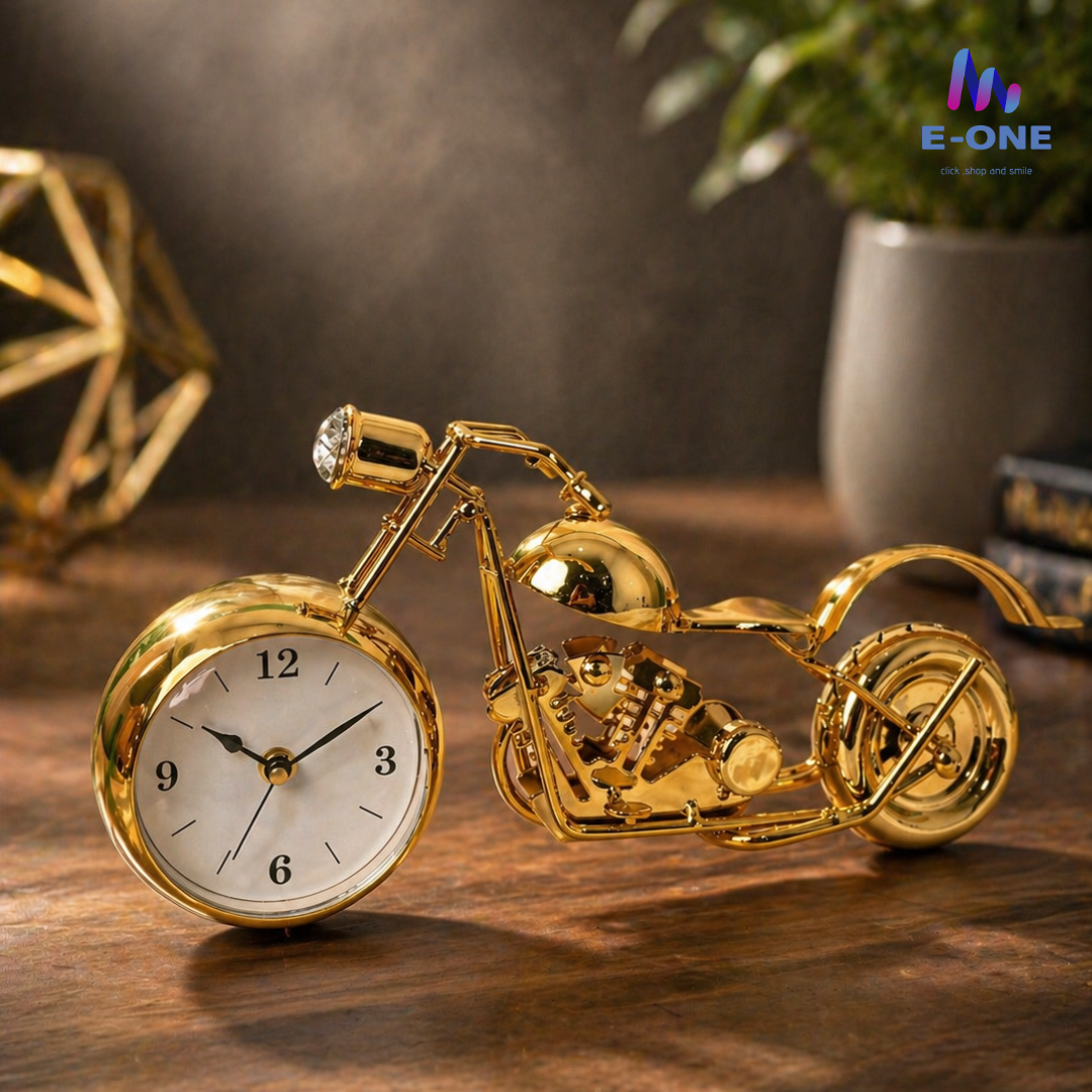 Golden Cruiser Clock