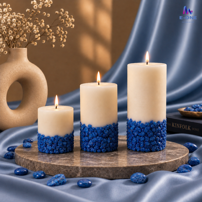 Ocean Stone Candle