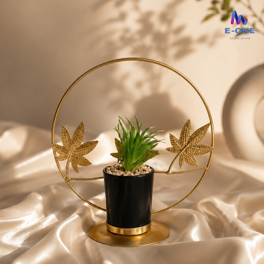 Gold Leaf Planter