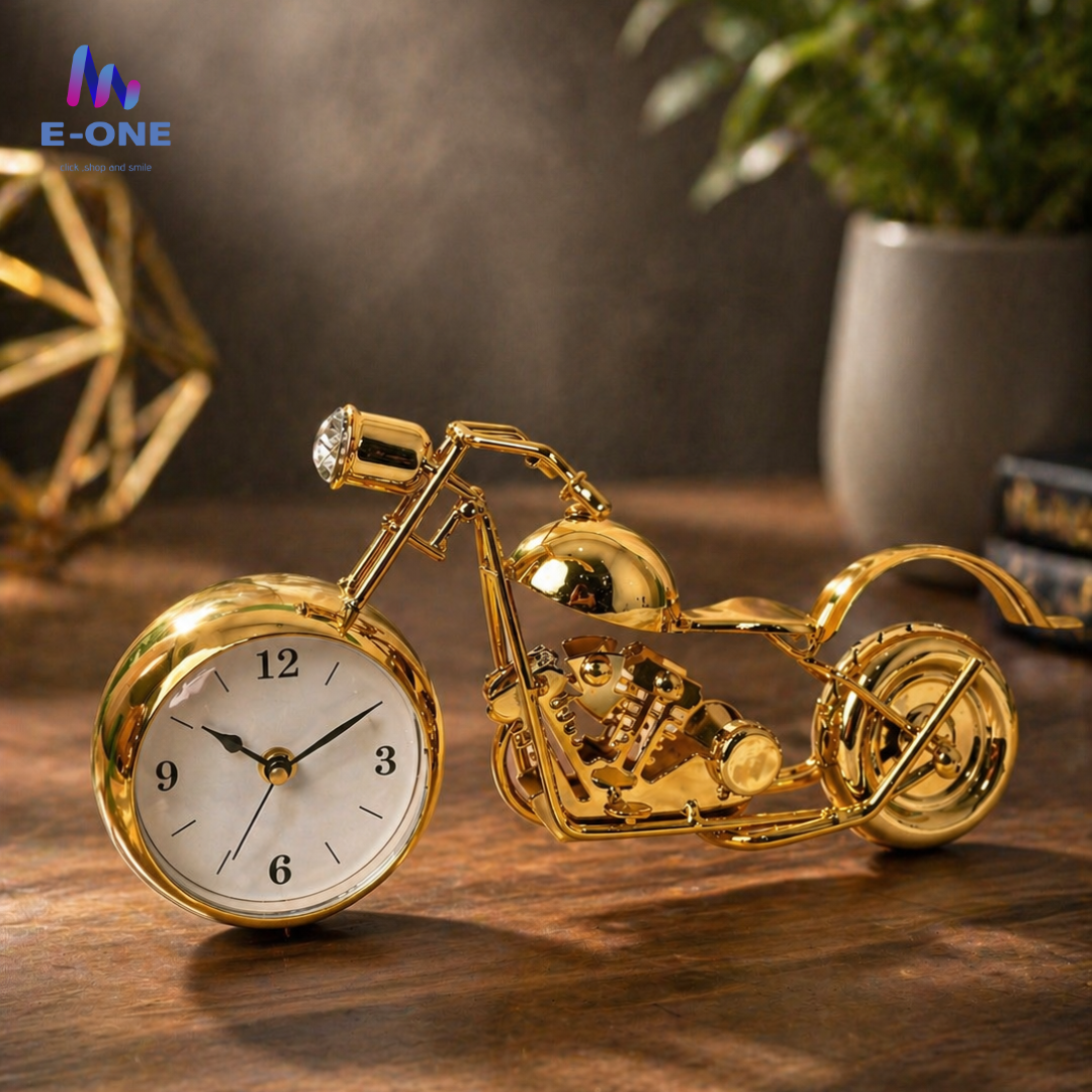 Golden Cruiser Clock