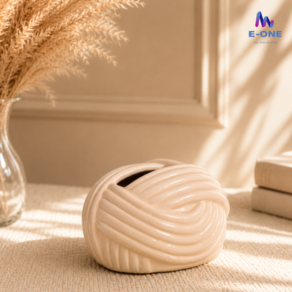 Chrome Sphere Tissue Box
