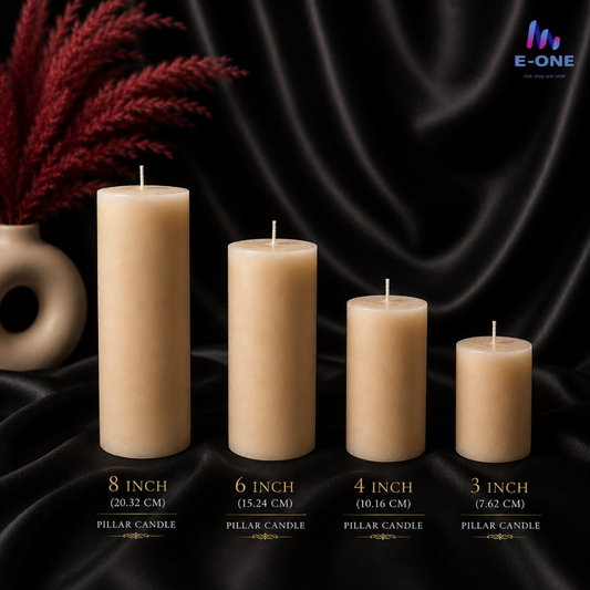 Pillar Wax Candles