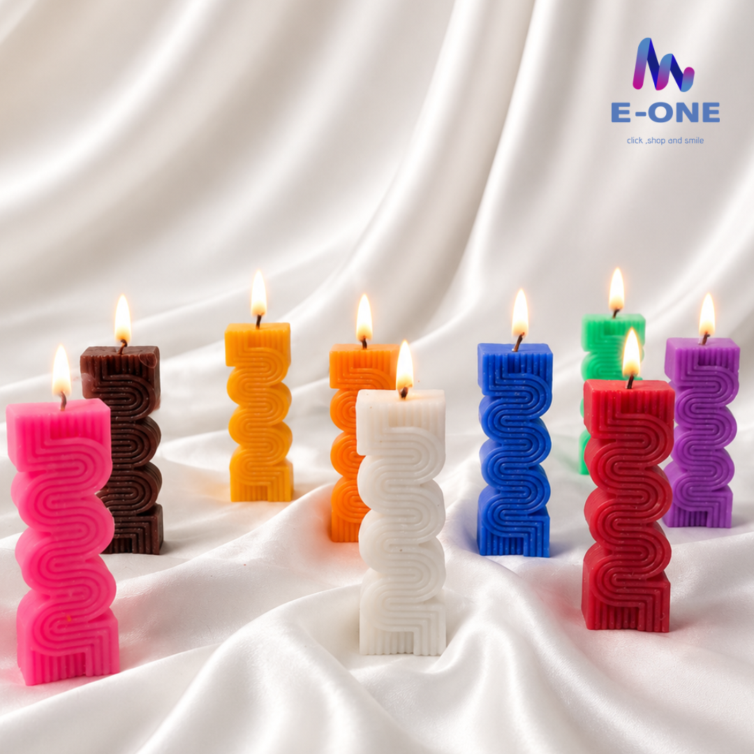 Candy Curve Candles
