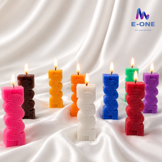 Candy Curve Candles