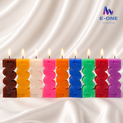 Candy Curve Candles