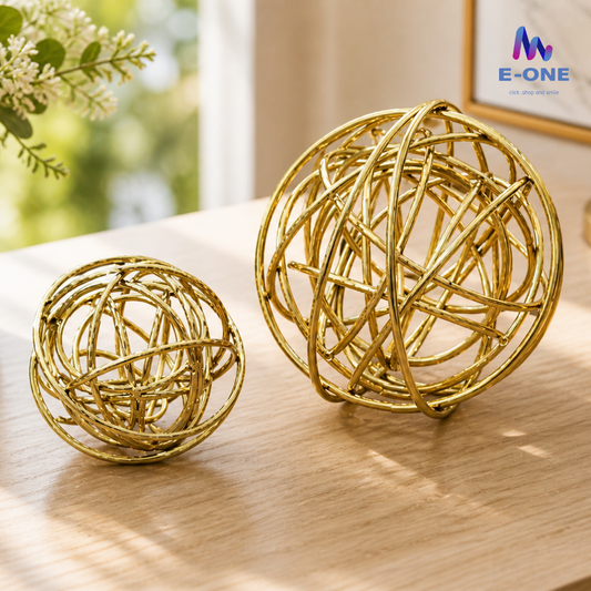 Golden Abstract (Set of 2)