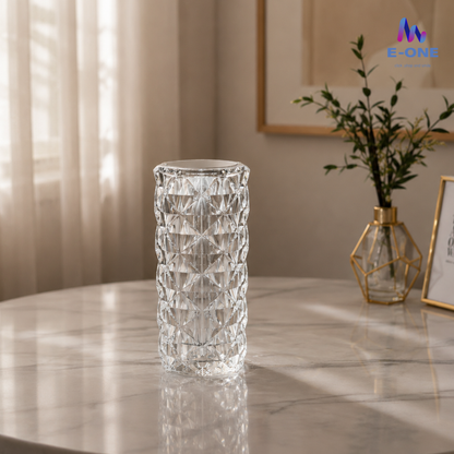 Rose Crystal Lamp