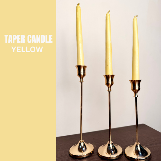 Taper Candle (Yellow)