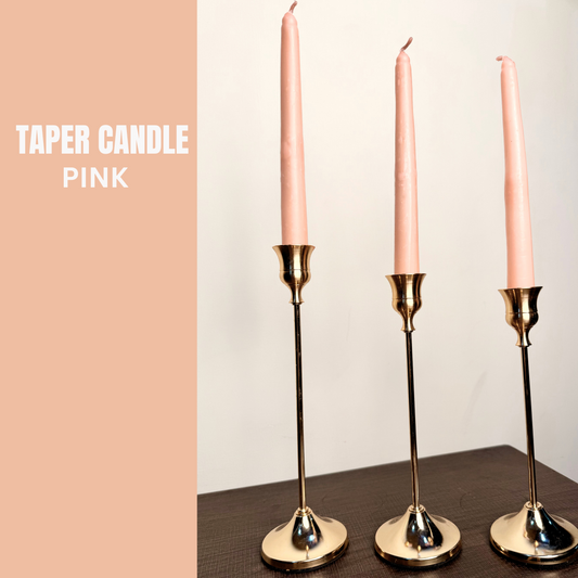 Taper Candle (Pink)