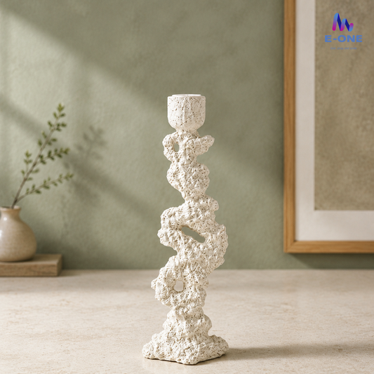 Coral Twist Candle Holder